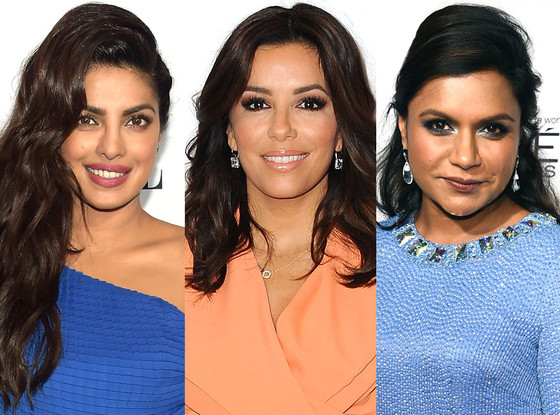Mindy Kaling, Eva Longoria, Priyanka Chorpa Mindy Kaling, Eva Longoria, Priyanka Chorpa